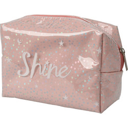 Koopman Shine Νεσεσέρ 23x17x10cm Ροζ