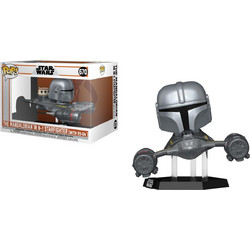 Funko Pop! Rides Star Wars 670 The Mandalorian In N-1 Starfighter With R5-D4