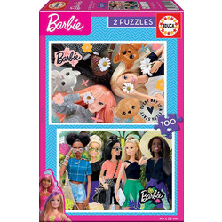Παιδικό Puzzle Educa Barbie 2x100 Κομμάτια