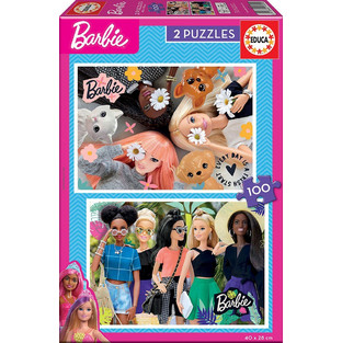Παιδικό Puzzle Educa Barbie 2x100 Κομμάτια