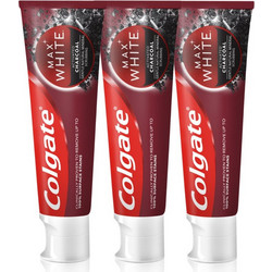Colgate Max White Οδοντόκρεμα Ενεργού Άνθρακα 3x75ml