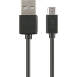 Καλώδιο KSIX BXCUSB01 Micro USB 1 m Μαύρο