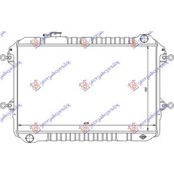 Ψυγειο 2,6 Βενζινη (40x64,5x30) Mazda P/U 2/4WD 86-94 - 095406320