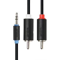 Καλώδιο Ήχου Στέρεο Καρφί 3.5mm Αρσενικό σε 2 x RCA Αρσενικό Prolink PB103-0300 Μήκους 3m