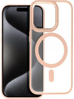 Θήκη κινητού Forcell Matte Mag Cover Compatible with MagSafe for iPhone 15 Pro Pink