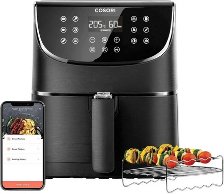 Cosori Smart Chef Edition CS158-AF-RXB Air Fryer 5.5lt με Wi-Fi ...