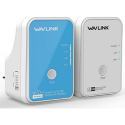 Wavlink WL-NWP502WM Powerline Διπλό Kit για Ασύρματη Σύνδεση WiFi 4 με Θύρα Ethernet