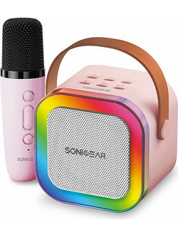 SonicGear Sonic IOX K200 Σύστημα Καραόκε με Ασύρματο Μικρόφωνο Ροζ