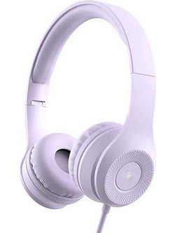 Lamtech LAM113737 Ενσύρματα & Ασύρματα Bluetooth Ακουστικά On Ear Μωβ