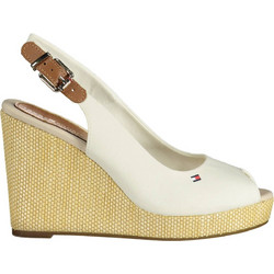 ...Hilfiger Sandal Shoes Woman White FW0FW04789F-YBI