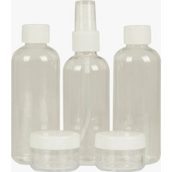 Σετ Δοχείων Ταξιδίου Travel Bottles (5pcs) Highlander