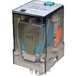 RELE_01.077.0233 Ρελέ τύπου λυχνίας 8P 12V 10A 2 Επαφών