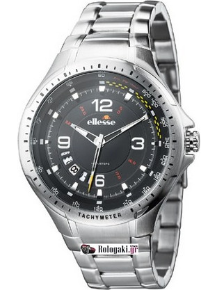 Ellesse Quartz Ανδρικό Ρολόι με Ασημί Μεταλλικό Μπρασελέ 03-0382-501