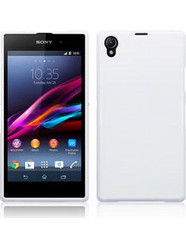 Sony Xperia Z1 Silicone TPU Gel Case Λευκό OEM