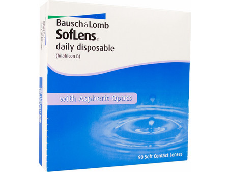 Bausch & Lomb Soflens Daily Disposable Ημερήσιοι Φακοί Επαφής Υδρογέλης 90τμχ