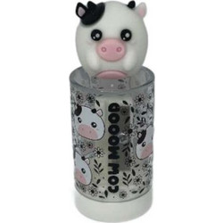 Ξύστρα I-Total XL2691_C Βαρελάκι Διάφανο Cow Mood