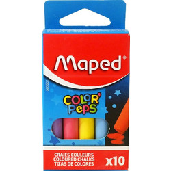 Κιμωλίες Χρωματιστές Maped Σετ 10τμχ 593501