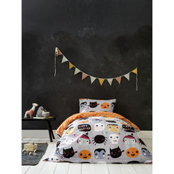 Nima Σετ Παιδικά Σεντόνια Μονά Βαμβακερά 170x255 Happy Halloween