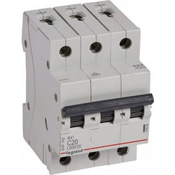 Αυτόματη Ασφάλεια 3Π A 20A 6000A Rx3 419236 Legrand 419236