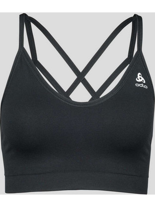 Odlo Seamless Soft 2.0 Αθλητικό Μπουστάκι με Μέτρια Στήριξη Μαύρο 130601-60066