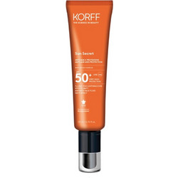 Korff Sun Secret Anti Spot Fluid Αντηλιακή Κρέμα Προσώπου Αντιγηραντική Κατά των Πανάδων SPF50+ 50ml