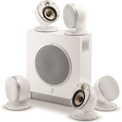 Focal Dome Flax & Sub Air Πλήρες Set Home Cinema 5.1 με Ασύρματα Ηχεία White