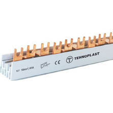 Γέφυρα χαλκού πίνακα με μήκος 100cm BUSBAR 63A μονοφασική ακίδος - 282130