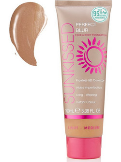 Sunkissed Perfect Blur Face & Body Light/Medium Liquid Foundation 100ml