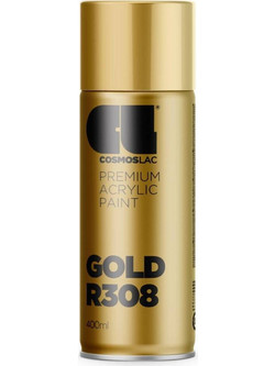 Cosmoslac Σπρέυ Βαφής Gold Effect Μεταλλιζέ 400ml