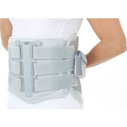 Medical Brace Νάρθηκας Οσφύος DR-B017 Ανοιχτό Γκρι