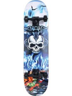 Schildkrot Grinder 31 Inferno Skateboard Blue/White 510681