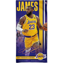 Wincraft NBA James Los Angeles Lakers Πετσέτα Θαλάσσης 152x76 cm A2410723 James/Laker