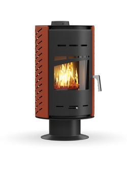 Thermogatz GS 12 R Red Ατσάλινη Ξυλόσομπα 12.1kW