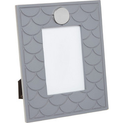 Coincasa ξύλινη κορνίζα με ανάγλυφο σχέδιο 10 x 15 cm - 007126131 Γκρι
