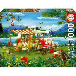 Puzzle Educa Camping Holiday 1000 Κομμάτια