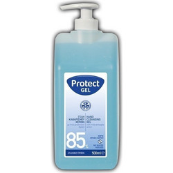 Protect Hand Cleansing Gel 85% Αντισηπτικό Gel Χεριών με Αντλία 500ml