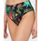 Only Ψηλόμεσο Bikini Slip Floral Πράσινο 15282629