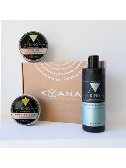 ΚΥΑΝΑ King Care & Μore Hold Set - Φροντίδα και Διαμόρφωση με Δυνατό Κράτημα + ΔΩΡΟ