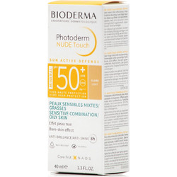 Bioderma Photoderm Nude Touch Mineral Light Tint Αντηλιακή Κρέμα Προσώπου με Χρώμα SPF50+ 40ml