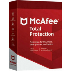 McAfee Total Protection για 1 Συσκευή και 1 Έτος Χρήσης (Ηλεκτρονική Άδεια)
