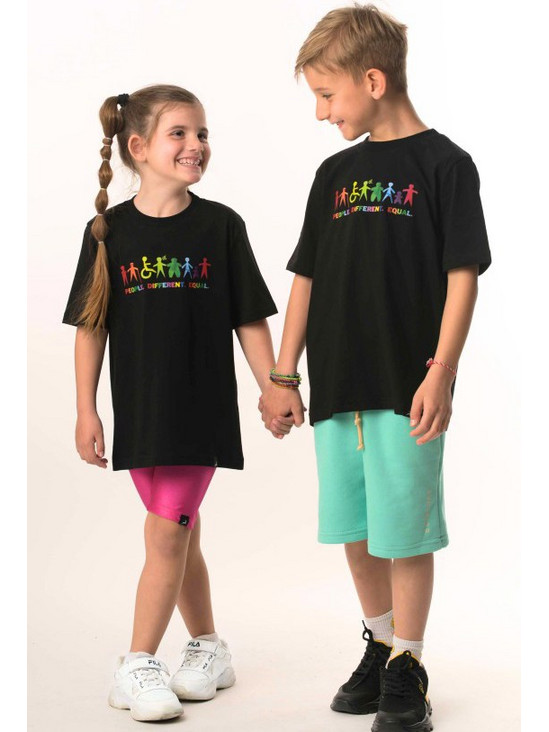 Μαύρο Παιδικό T-Shirt Different