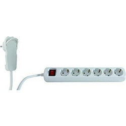 REV Multiple Socket Smart 6-fold 2m white (0012626114)