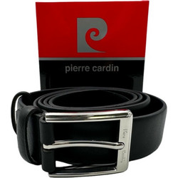 Pierre Cardin Ανδρική Ζώνη Δερμάτινη Μαύρη VNG094-NERO