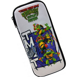 Gim Ninja Turtles Κασετίνα με 3 Θήκες Λευκή 334-26144