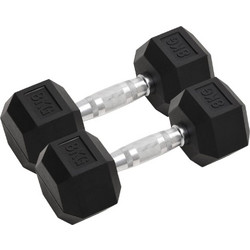vidaXL 93603 Εξάγωνοι Αλτήρες Σετ 2x8kg