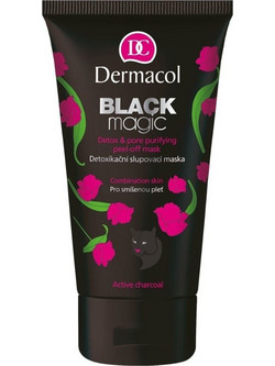Dermacol Black Magic Peel-Off Μαύρη Μάσκα Προσώπου για Καθαρισμό & Μαύρα Στίγματα με Άνθρακα 150ml