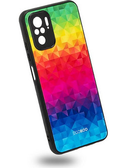EGOBOO Rainbow Collection backcover for Xiaomi Redmi Note 10S, Illusion