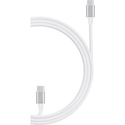 MTK Καλώδιο USB-C to USB-C Λευκό