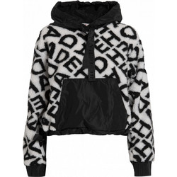 Deha Combined Teddy Logo Hoodie Γυναικείο Αθλητικό Φούτερ με Κουκούλα Λευκό D73861-18001
