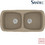 Sanitec Classic 319 Επικαθήμενος Νεροχύτης Γρανίτη Ματ Granite Taupe 93x51cm